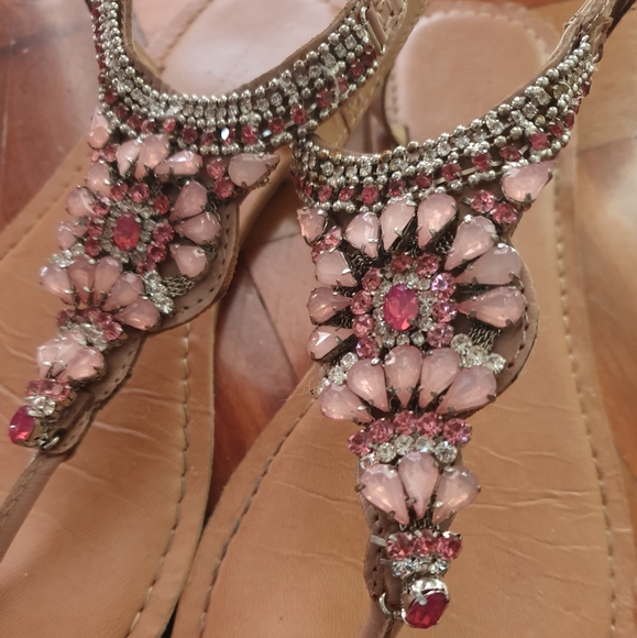 Forever New beaded sandals - Picture 2 of 4